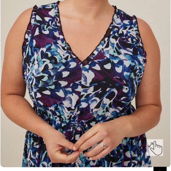 Mini Chiffon Ruffle Dress - Picture 4 of 9